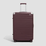 Aliminyum Kenarlı Büyük Boy Valiz - Öküz Kan Kırmızısı