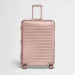 Aliminyum Gövdeli Büyük Valiz - Rose Gold