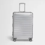 Aliminyum Gövdeli Büyük Valiz - Gümüş