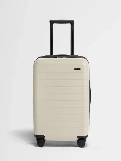 Sert Çift Fermuarlı Küçük El Valizi