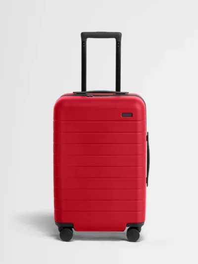 Sert Tek Fermuar Küçük El Valizi