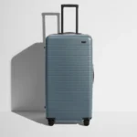 Sert Tek Fermuarlı Ultra Büyük Valiz - Sahil Mavisi