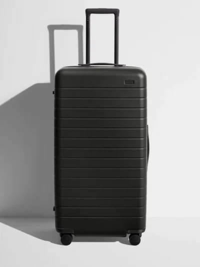 Sert Tek Fermuarlı Ultra Büyük Valiz