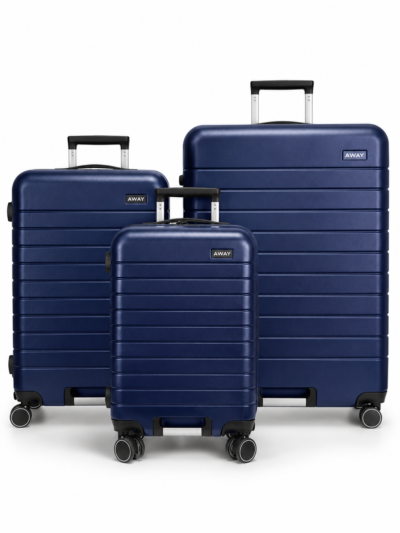 Away Prime Model 3'lü Kabin Boy + Orta Boy + Büyük Boy Lacivert Seti