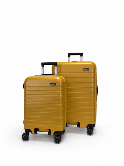 Away Prime Model 2'li Kabin Boy + Orta Boy Pastel Sarısı Set