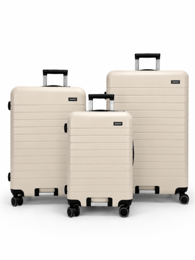 Away Prime Model 3'lü Kabin Boy + Orta Boy + Büyük Boy Taş Beyazı Seti
