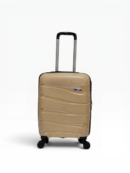 Away Dalgalı Model Kabin Boy Gold Valiz
