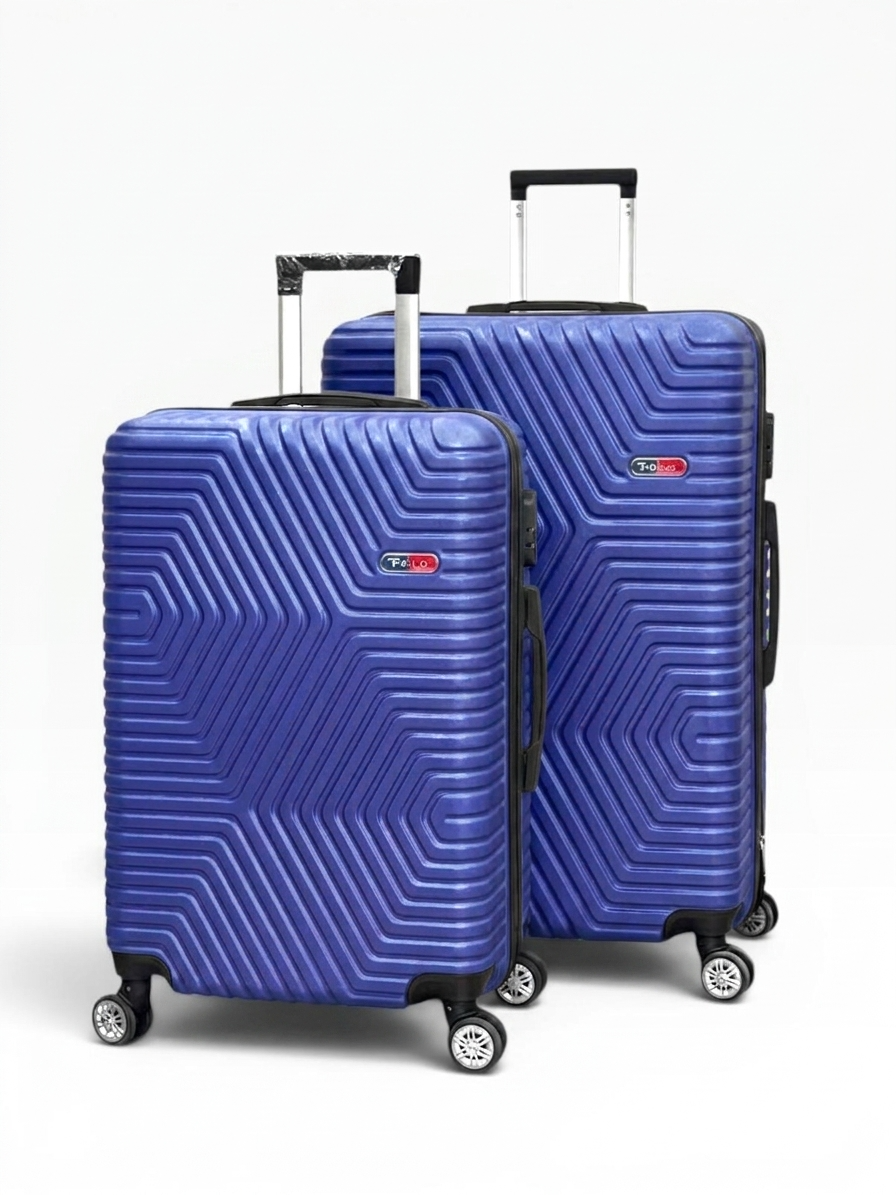 Away DC Model 2'li Orta Boy + Büyük Boy Çivit Mavisi Valiz Seti