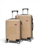 Away DC Model 2'li Kabin Boy + Orta Boy Gold Valiz Seti