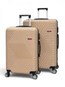 Away DC Model 3'lü Kabin Boy + Orta Boy + Büyük Boy Gold Valiz Seti