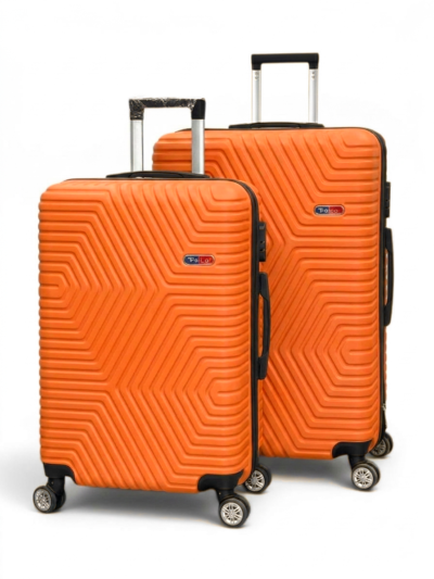 Away DC Model 2'li Orta Boy + Büyük Boy Turuncu Valiz Seti