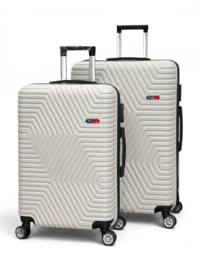 Away DC Model 2'li Orta Boy + Büyük Boy Taş Valiz Seti