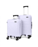 Away Prime Model 2'li Kabin Boy + Orta Boy Pastel Gri Seti