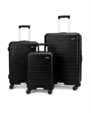 Away Prime Model 3'lü Kabin Boy + Orta Boy + Büyük Boy Siyah Seti