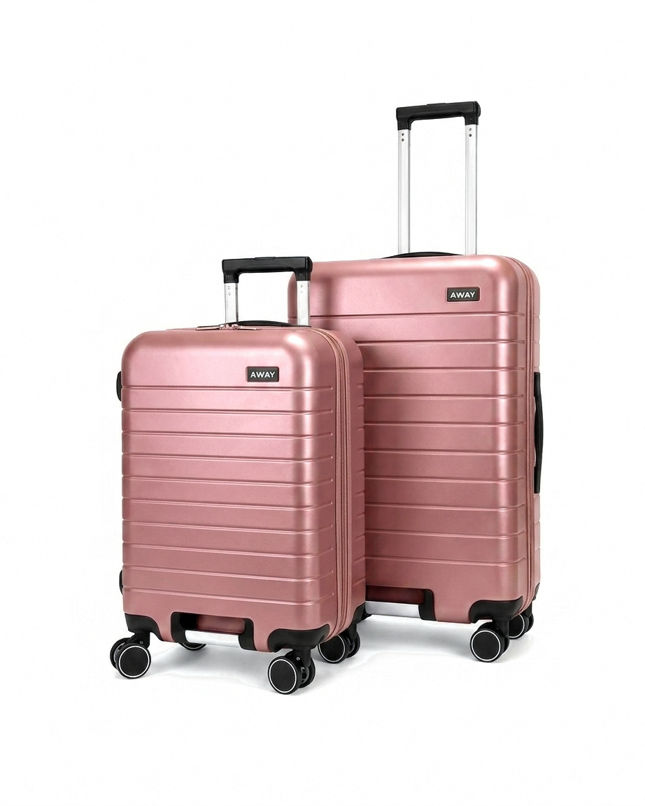 Away Prime Model 2'li Kabin Boy + Orta Boy RoseGold Seti