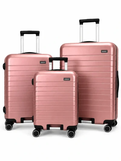 Away Prime Model 3’lü Kabin Boy + Orta Boy + Büyük Boy RoseGold Seti