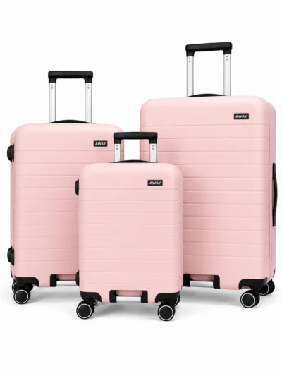 Away Prime Model 3’lü Kabin Boy + Orta Boy + Büyük Boy Toz Pembe Seti